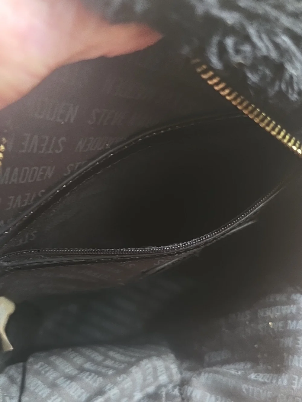 Steve Madden Fuzzy Backpack